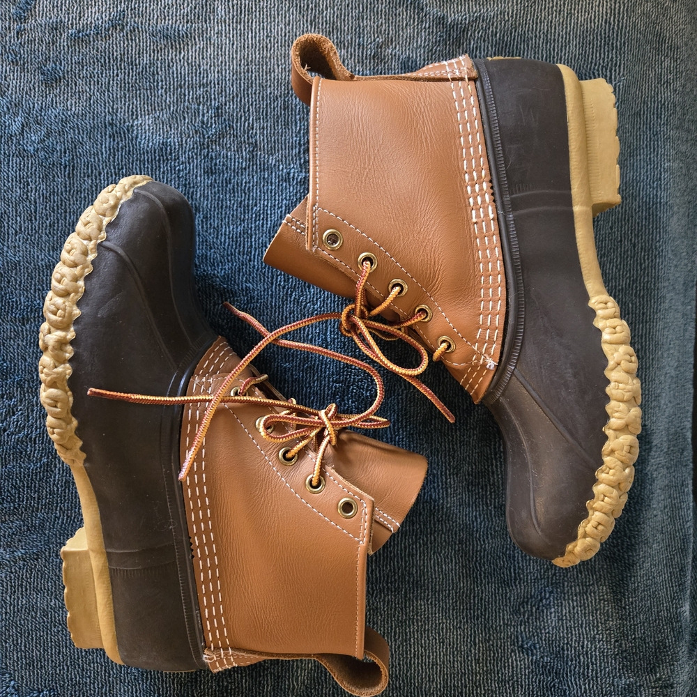 LL Bean Women's 6" Bean Boots Sz 8 WIDE - Picture 8 of 12